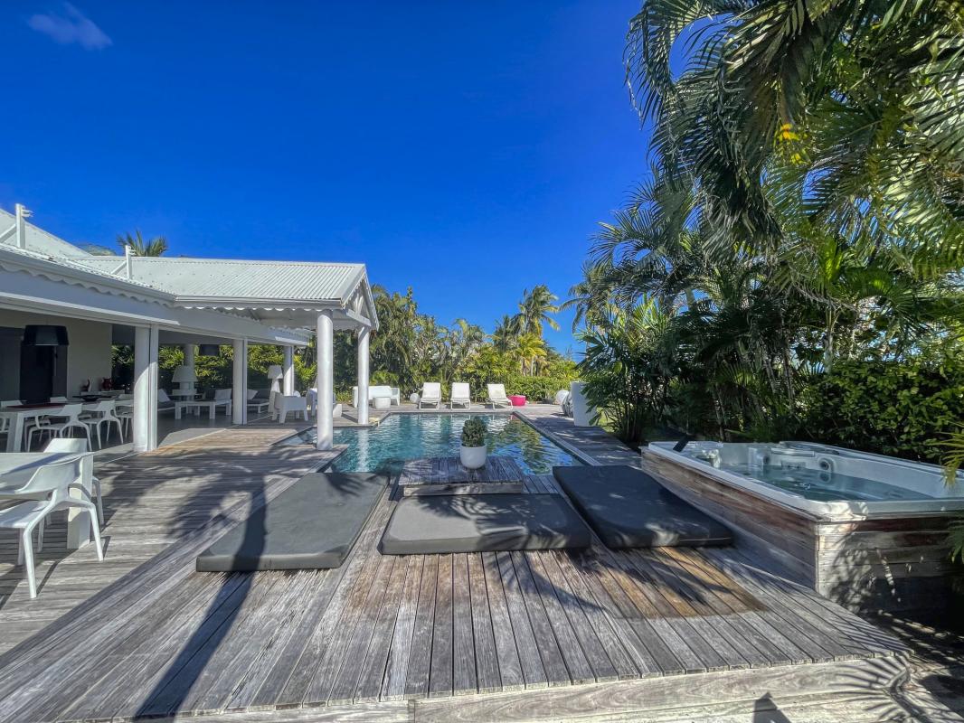 3.Location villa piscine Saint François Guadeloupe_vue d'ensemble sur mer